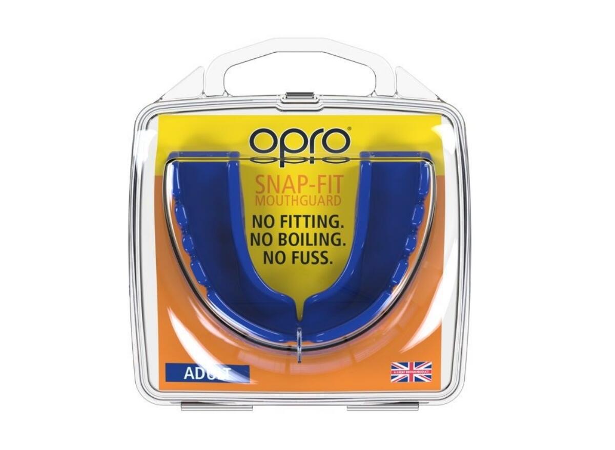 Protège-dents OPRO Snap-Fit Adulte – Bleu électrique 2/5