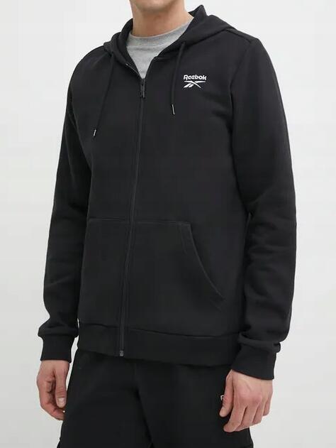 Sweat-shirt de sport REEBOK pour homme, bleu marine, avec capuche 3/6