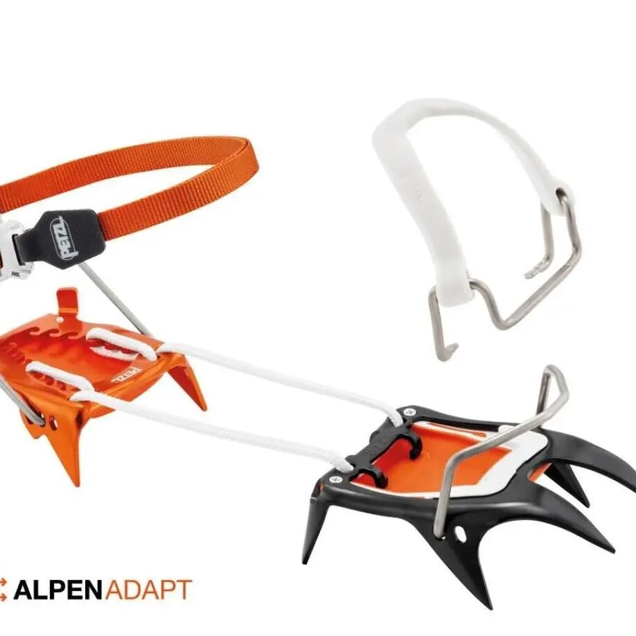 Crampons Petzl Irvis Hybrid Leverlock 10 Steel Front Points Aluminum Back 540g