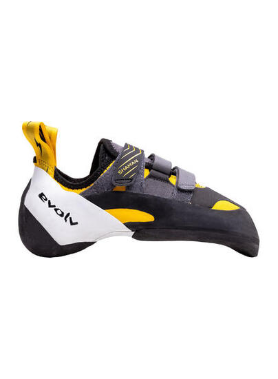 Scarpe da arrampicata uomo Evolv Shaman giallo/grigio/bianco US 12/46