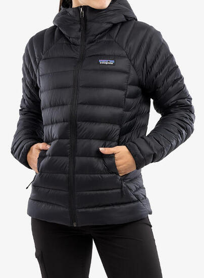 Giacca imbottita Patagonia nera da donna