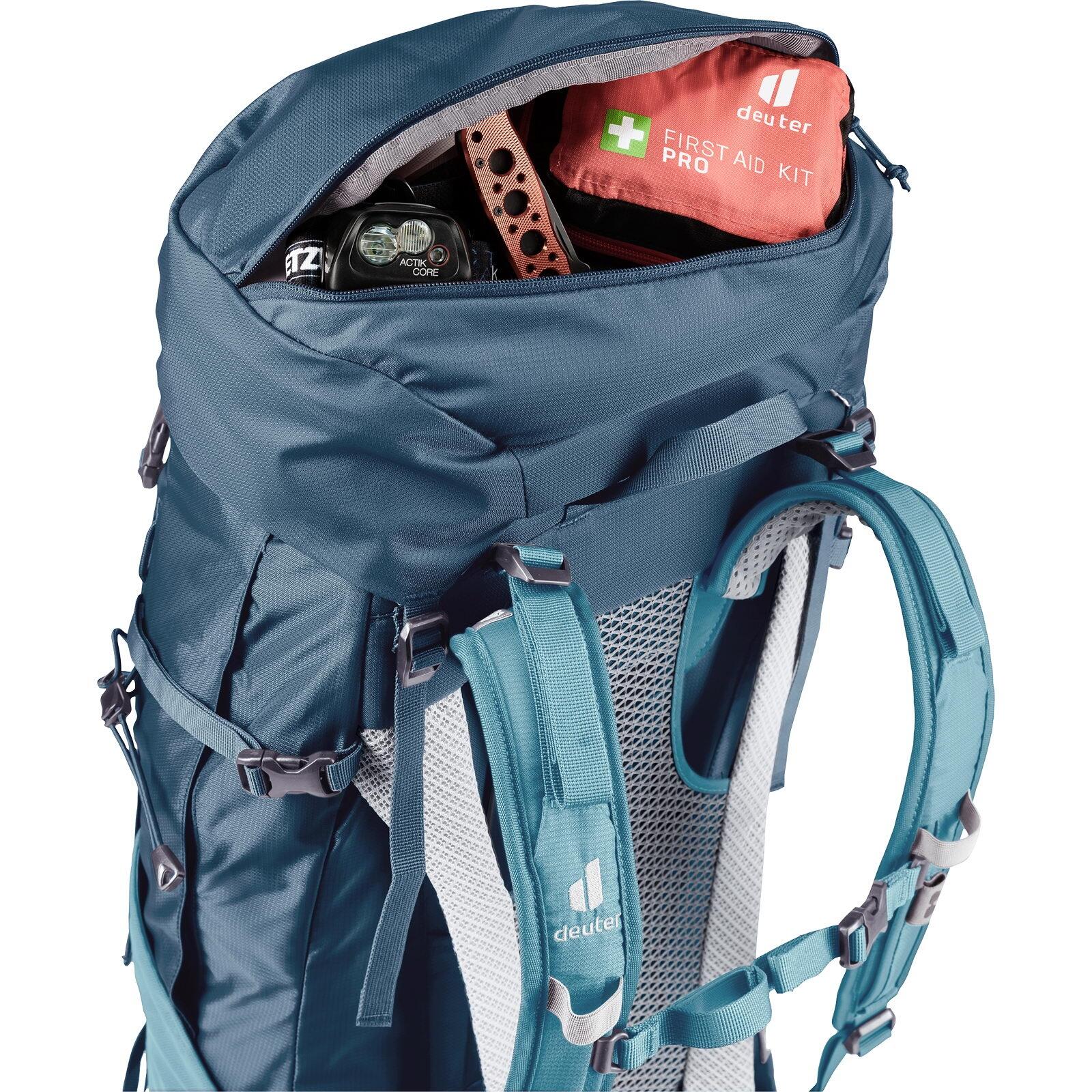 Plecak trekkingowy damski Deuter Futura Air Trek 45 + 10 SL - marine/lake 7/7