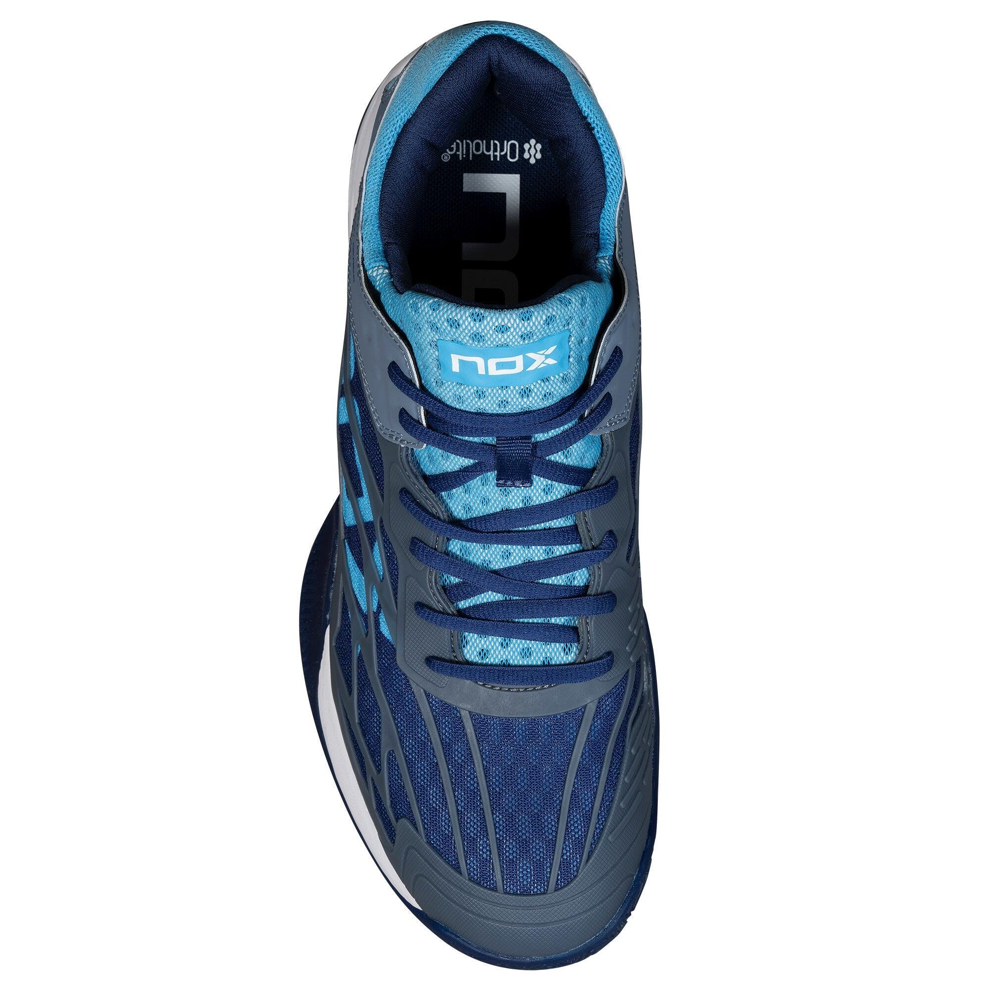 Zapatillas de pádel AT10 LUX Piedra/Azul bonnie Unisex 3/7