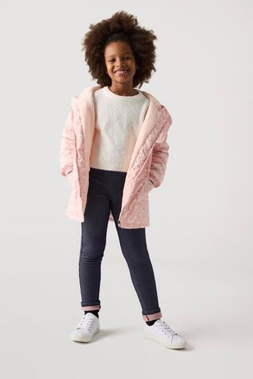 Legging thermique fille poches arrière marine