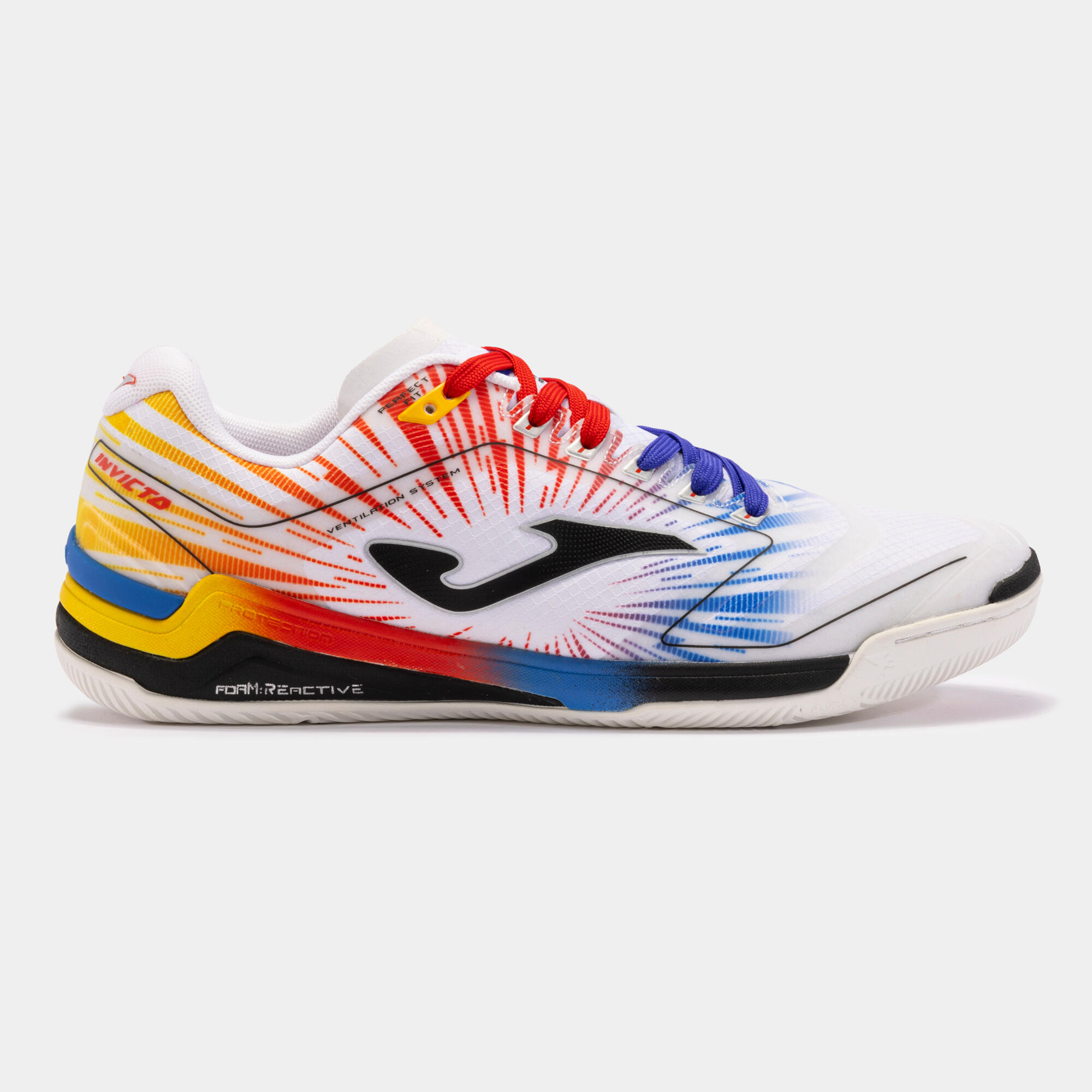 Sapatilhas futsal adulto joma invicto men 24 in branco