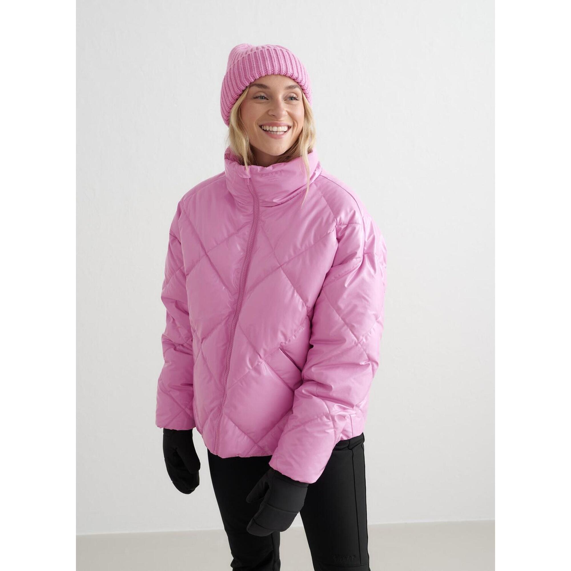Aim'n - Veste De Ski Matelassée Rose Pour Femme - Doudoune Synthétique - Rose - 40 M - Decathlon