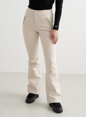 Damen Ski Latzhose Wasserdicht Schneefang Hellbraun