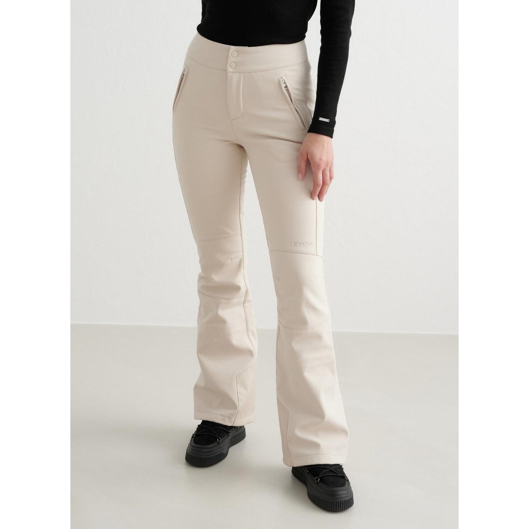 Aim'n - Femme Pantalon De Ski Imperméable Pare-neige Crème - Pantalon De Ski - Blanc - 40 M - Decathlon