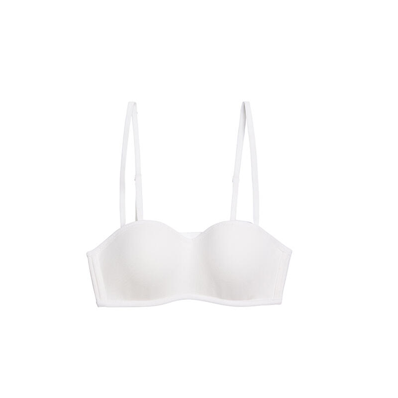 YSABEL MORA Sujetador bandeau juvenil blanco
