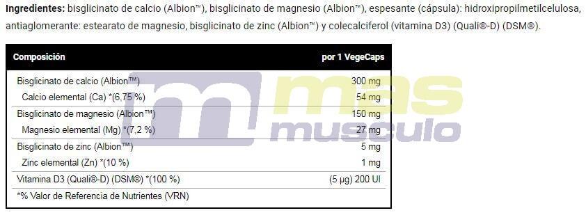 Vitobest Calcio - Magnesio 60 Cápsulas 6/6