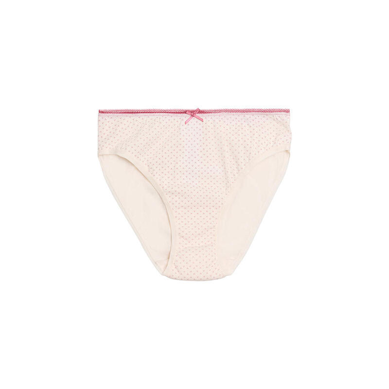 Pack de 2 bragas midi estampado floral rosa