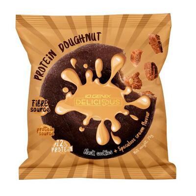 Rosquilla Protein Doughnut - 70g Black Cookies relleno Choco Blanco IO.Genix