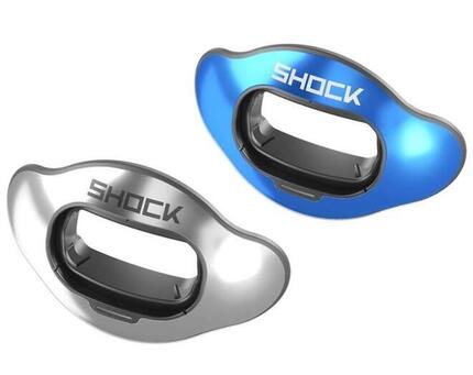 Shock Doctor 2 Pack Shields Color SLV Chrome / Blue C
