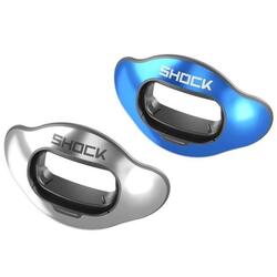 Shock Doctor 2 Pack Shields Color SLV Chrome / Blue C