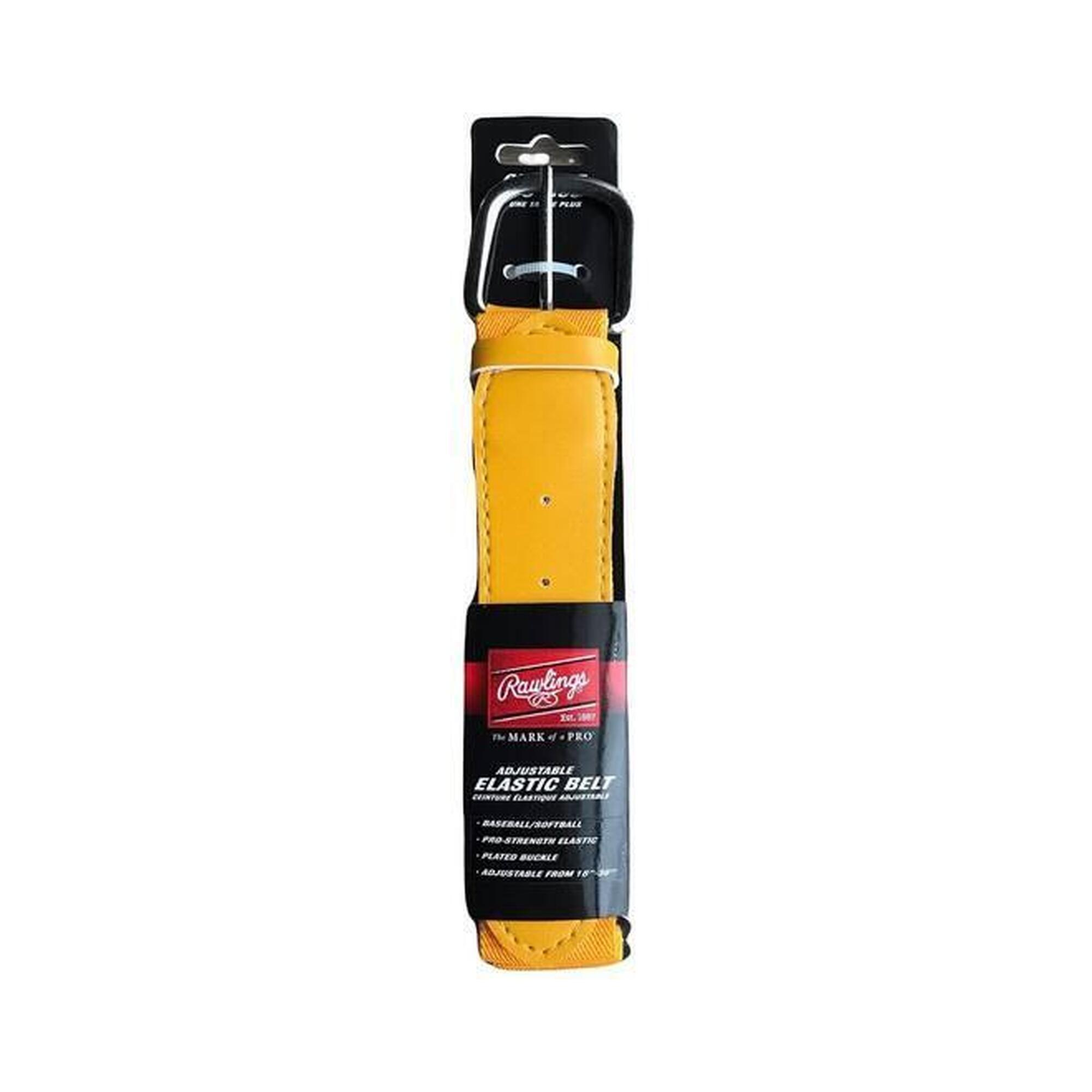 Ceinture De Baseball/Softball Élastique Rouge - Ajustable, Unisexe - Pour Sport, Plein Air, Déguisement - Matière PU Et Acier