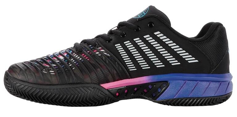 K-Swiss Express Light 3 Mens Padel Shoes - Black/Neon Pink 2/4