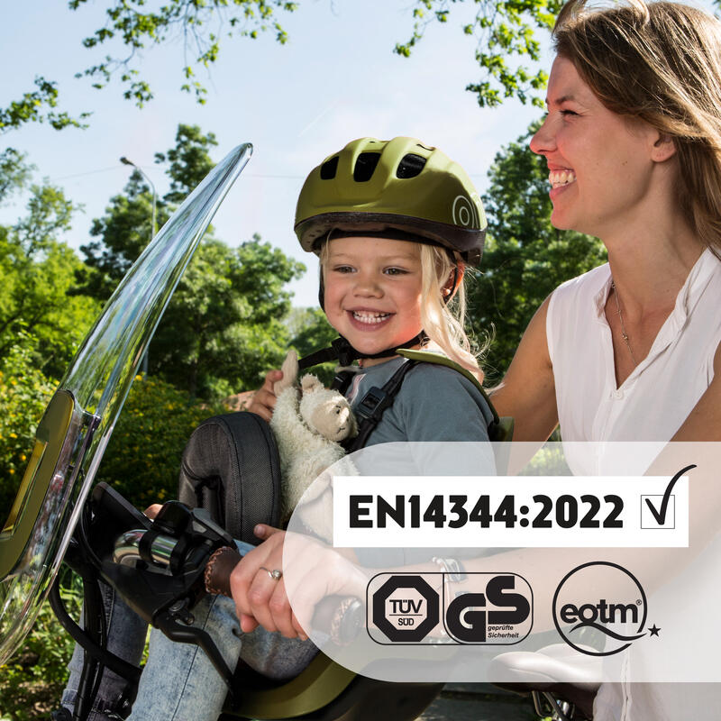 Scaun Pentru Copii Pentru Bicicletă ONE Verde Măsliniu