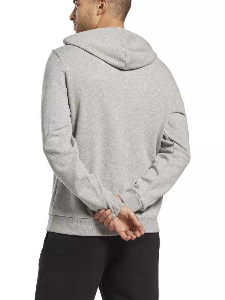 Felpa con Cappuccio Uomo Reebok  RI FT LEFT CHEST OT HZ8788  Grigio 4/7