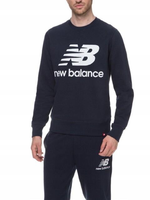 Felpa casual da uomo NEW BALANCE senza cappuccio 5/7