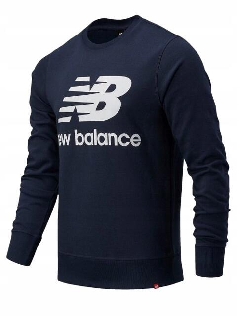 Felpa casual da uomo NEW BALANCE senza cappuccio 3/7