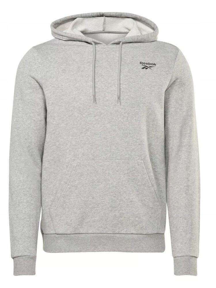 Felpa con Cappuccio Uomo Reebok  RI FT LEFT CHEST OT HZ8788  Grigio 7/7