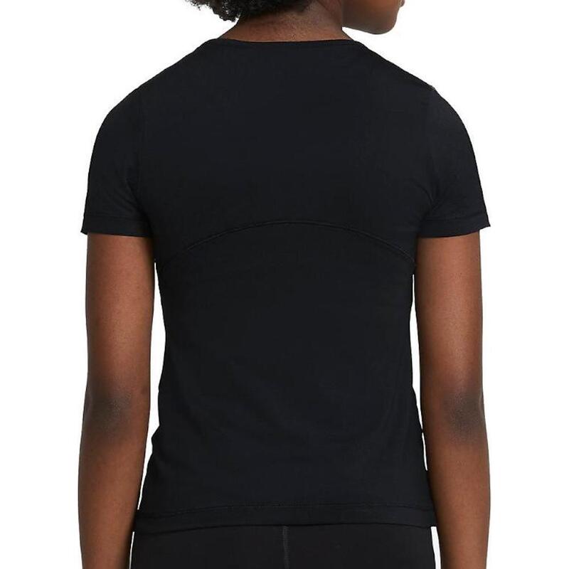 T-shirt Noir Fille Nike Pro