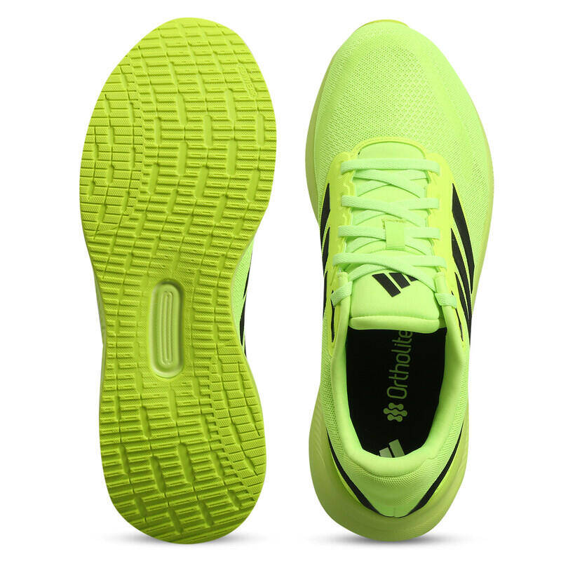 Adidas RUNFALCON 5 Men Running Shoes Yellow -  4