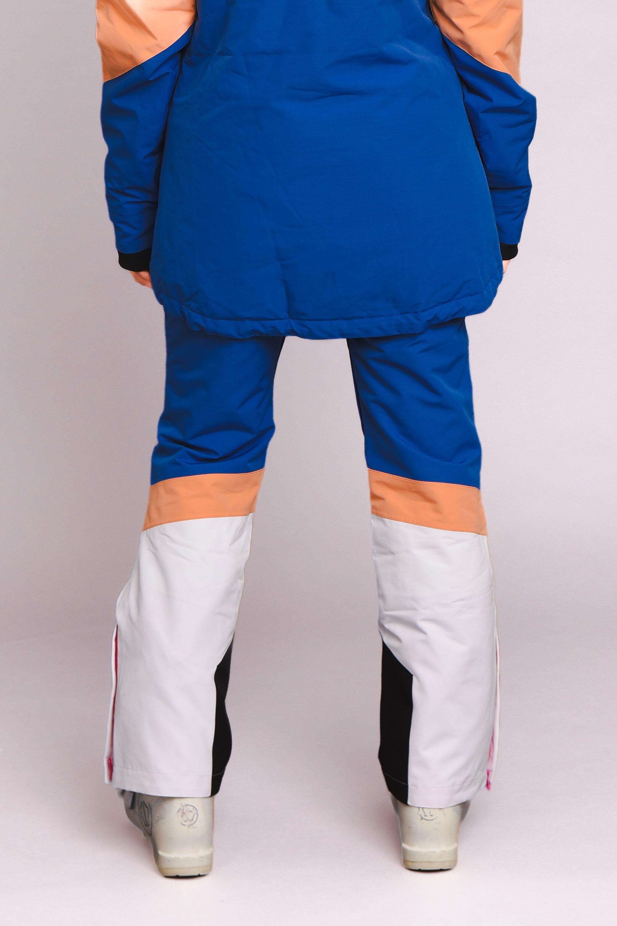 1080 Ski & Snowboard Jacket - Pêssego Pastel, Branco e Azul 4/4