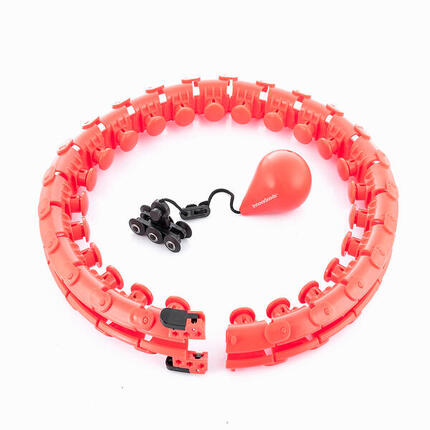 Aro de Fitness Inteligente Ajustable con Peso InnovaGoods Rojo