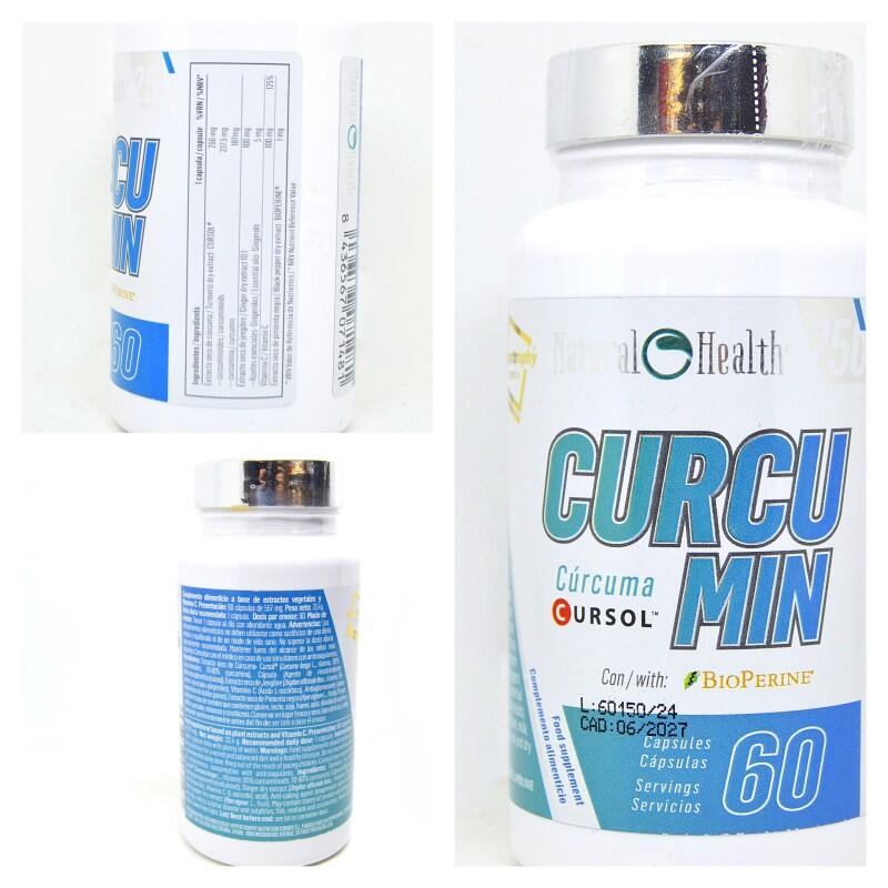 Curcumin Cursol® + Bioperine® | Cúrcuma | 60 Cápsulas 3/3