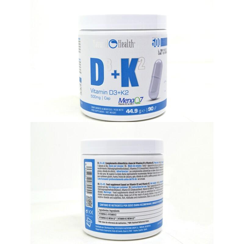 Vitamina D3+K2 | 90 Cápsulas 5/5