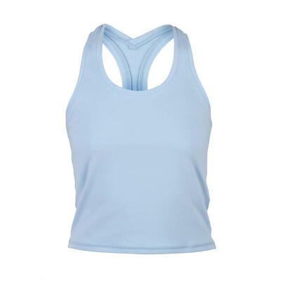 Cropped Tank Top, Racerback iceberg green | XS