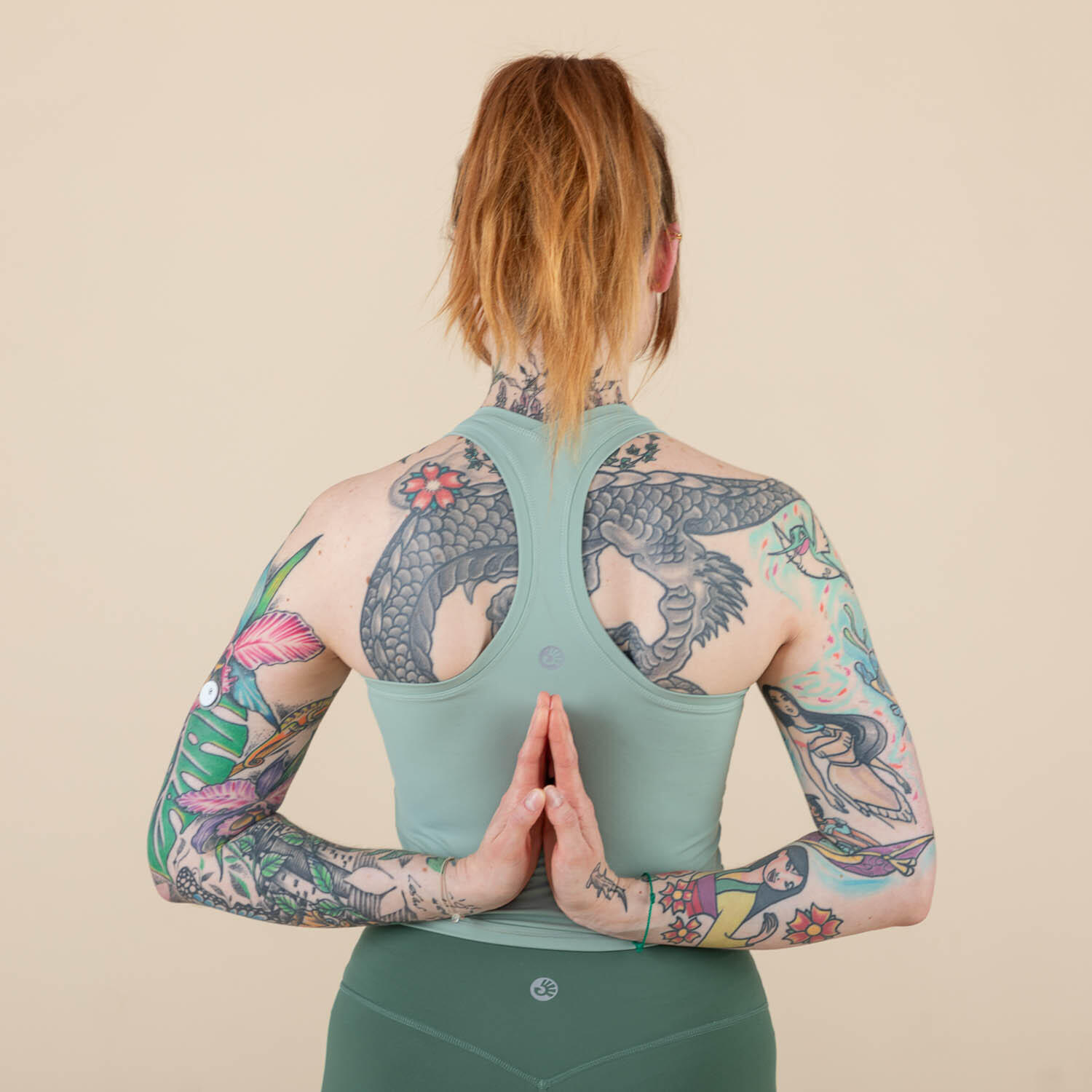 Cropped Tank Top, Racerback iceberg green | XL 3/6