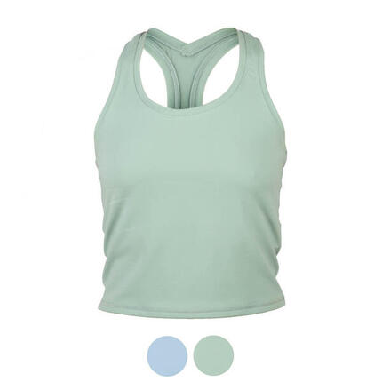 Cropped Tank Top, Racerback iceberg green | XS