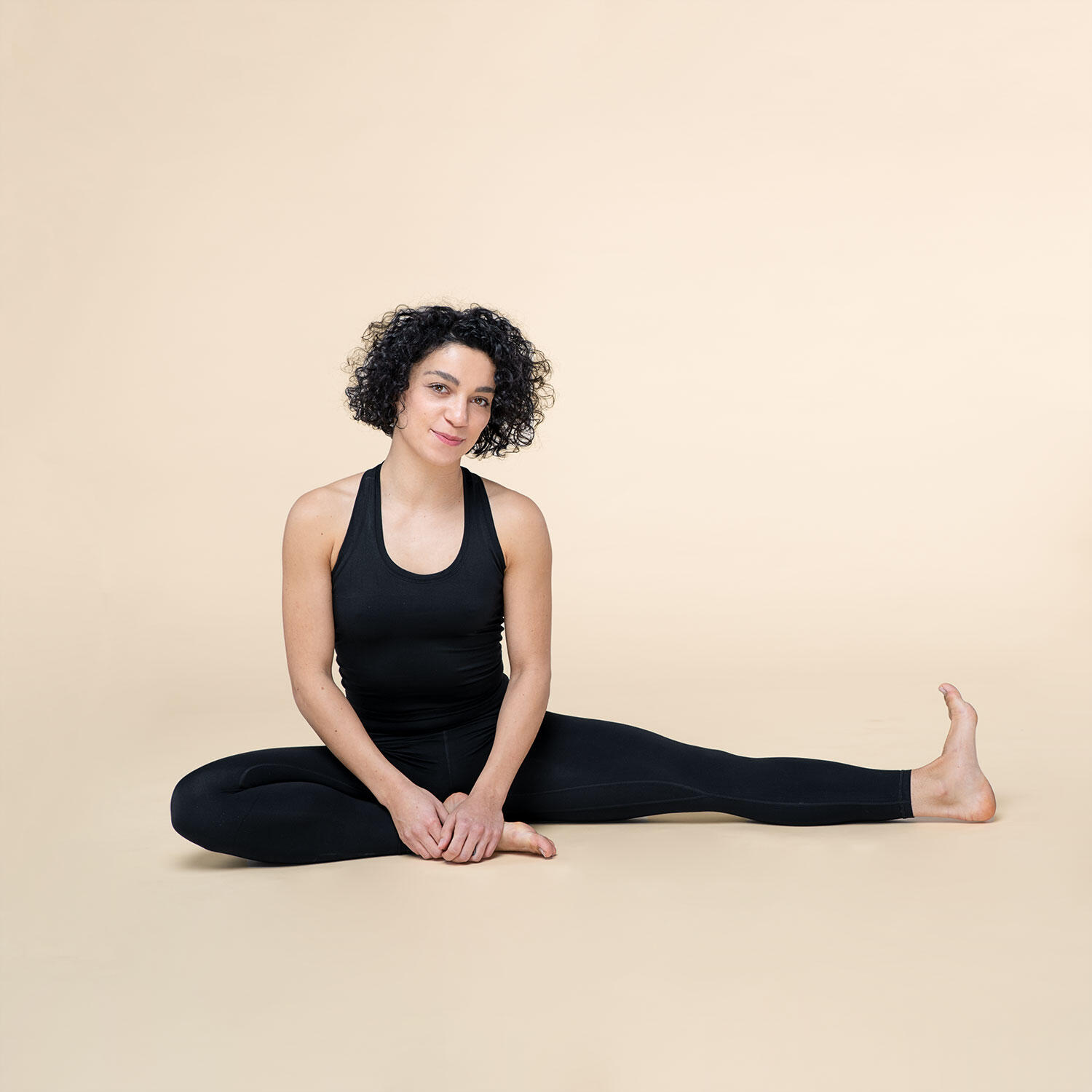 Cropped Tank, Sport Crop Top, schwarz XS 5/6