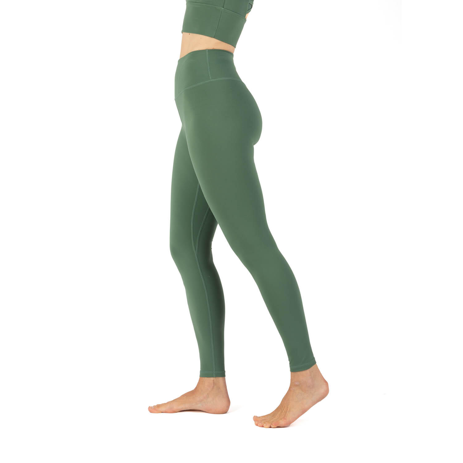 Leggings taille haute Niyama, vert canard | S 3/6