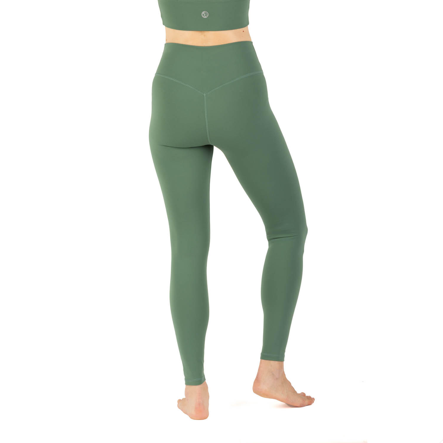 Leggings taille haute Niyama, vert canard | S 4/6