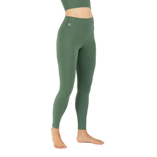 Leggings taille haute Niyama, vert canard | L