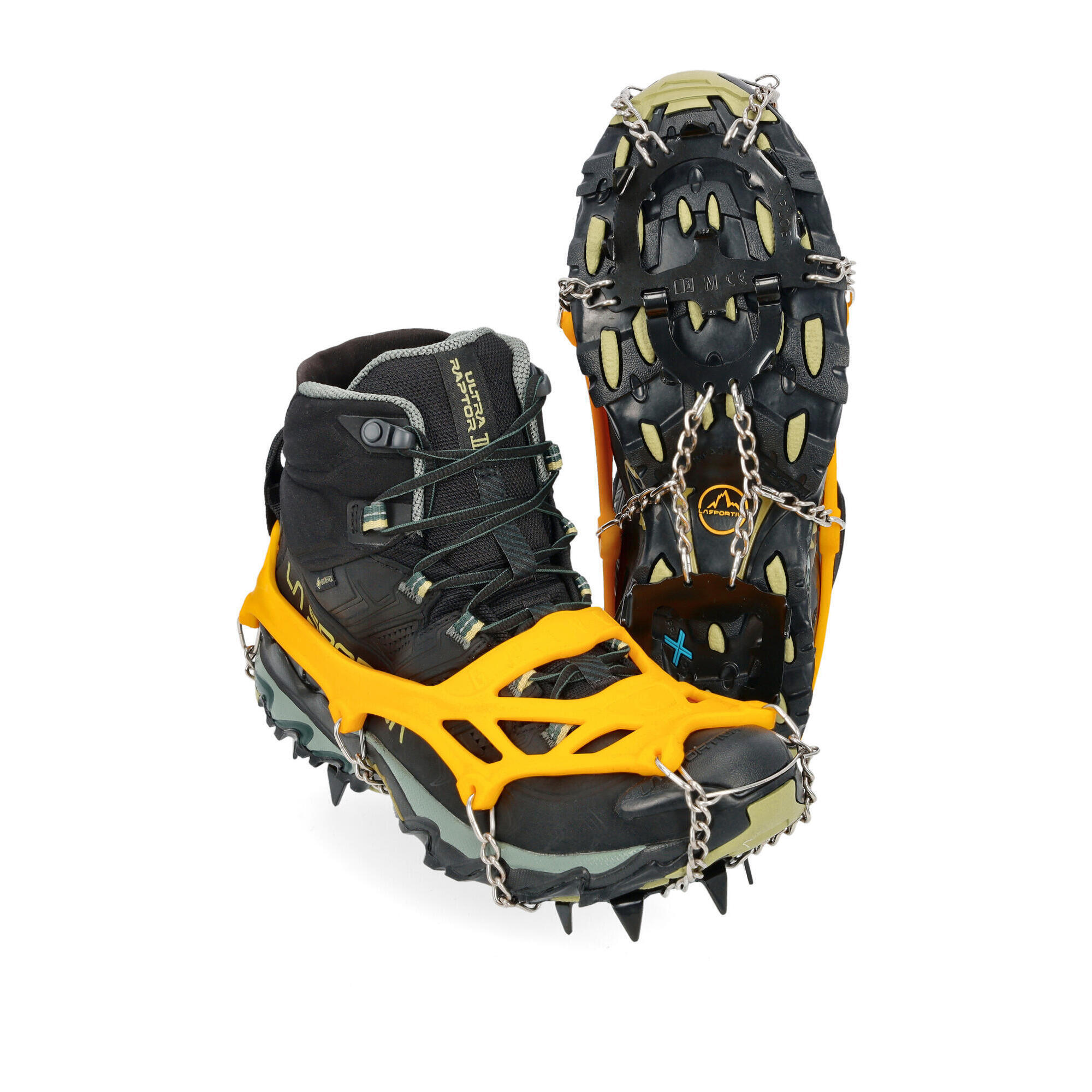 Grivel - Grivel Explorer 14 Pts Crampons Acier, Anti-corrosion, Adaptable Caoutchouc - Crampons Alpinisme - Jaune - 38/42 - Decathlon