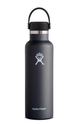 Borraccia Termica Hydro Flask Standard Mouth Flex Cap 21 Oz / 621Ml Nero