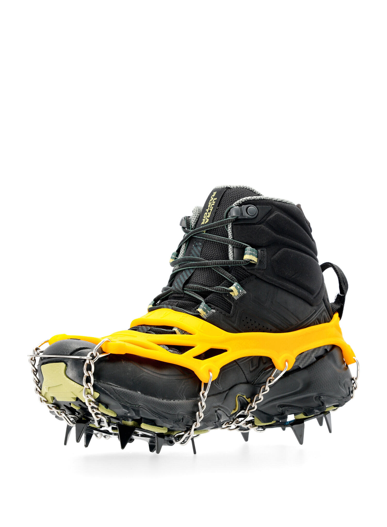 Grivel Micro-Crampons Explorer 14 Zacken, Stahl/Gummi, verstellbar, Gelb-Grün 5/7