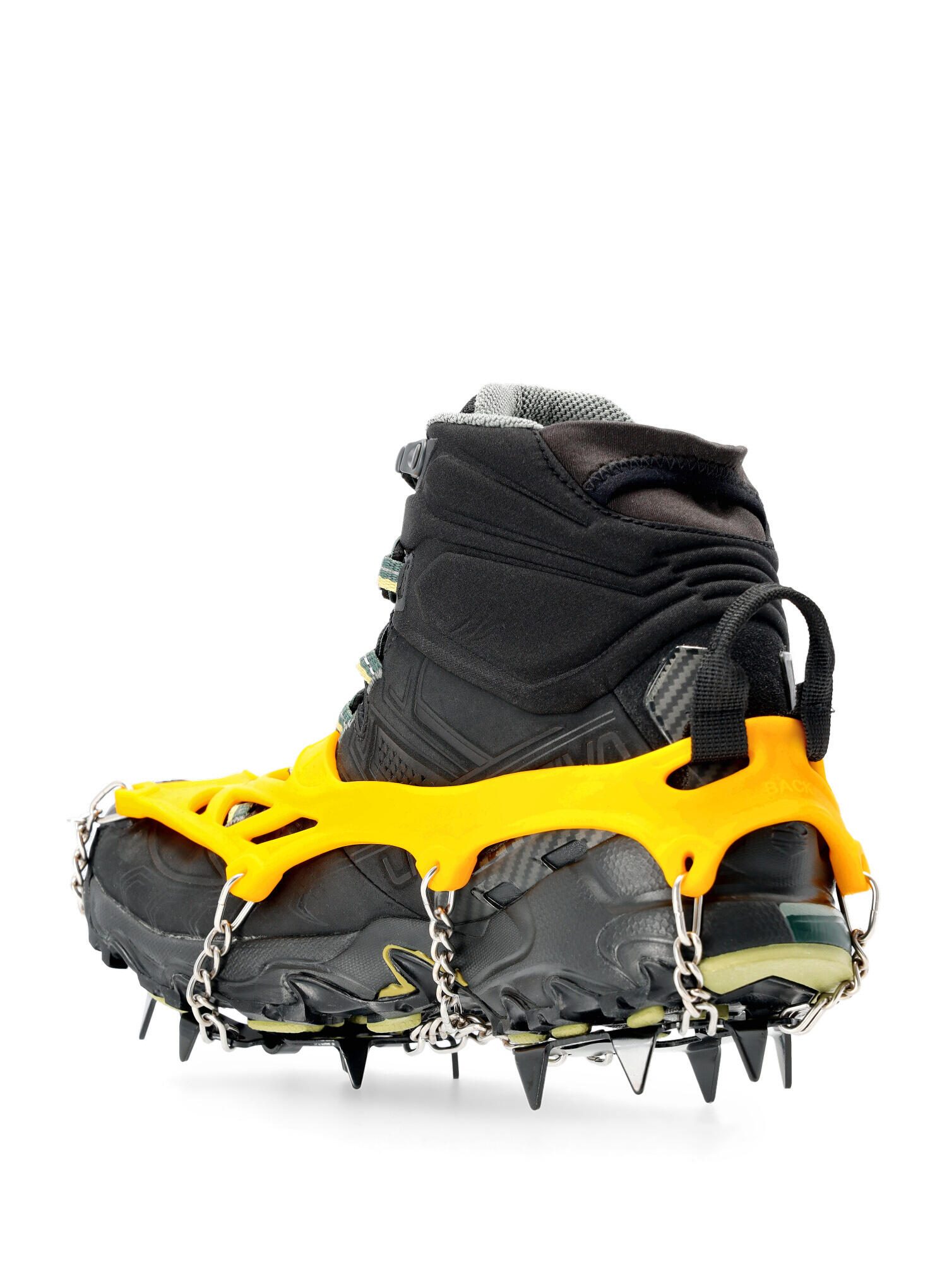 Grivel Micro-Crampons Explorer 14 Zacken, Stahl/Gummi, verstellbar, Gelb-Grün 7/7