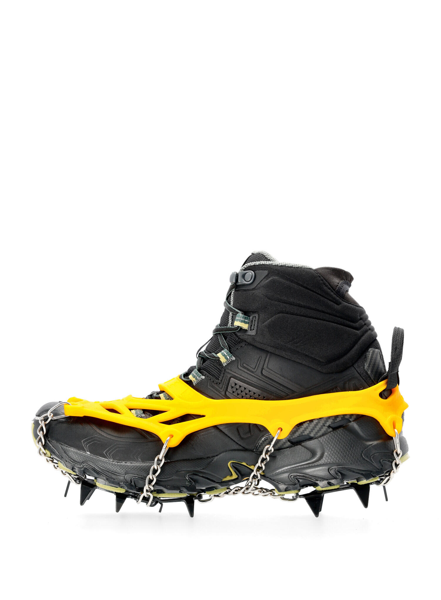 Grivel Micro-Crampons Explorer 14 Zacken, Stahl/Gummi, verstellbar, Gelb-Grün 6/7