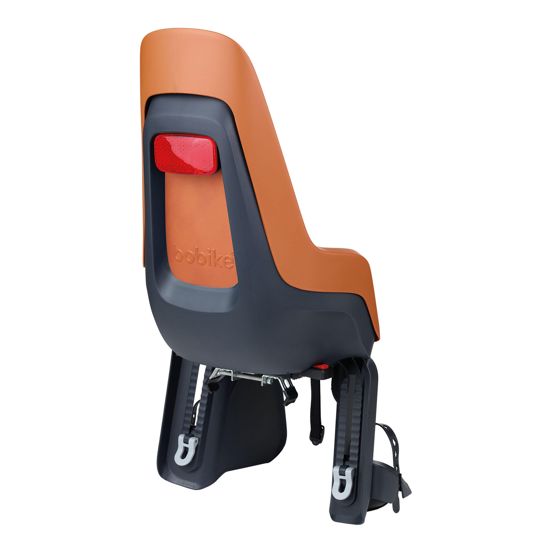 Seggiolino Posteriore Bambini Bicicletta Portapacchi ONE E-BD Marrone Cioccolato 2/9