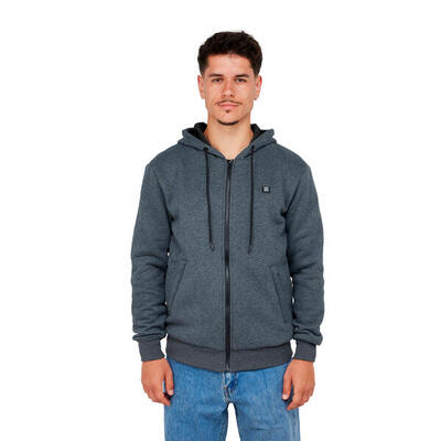 Verwarmde hoodie met rits