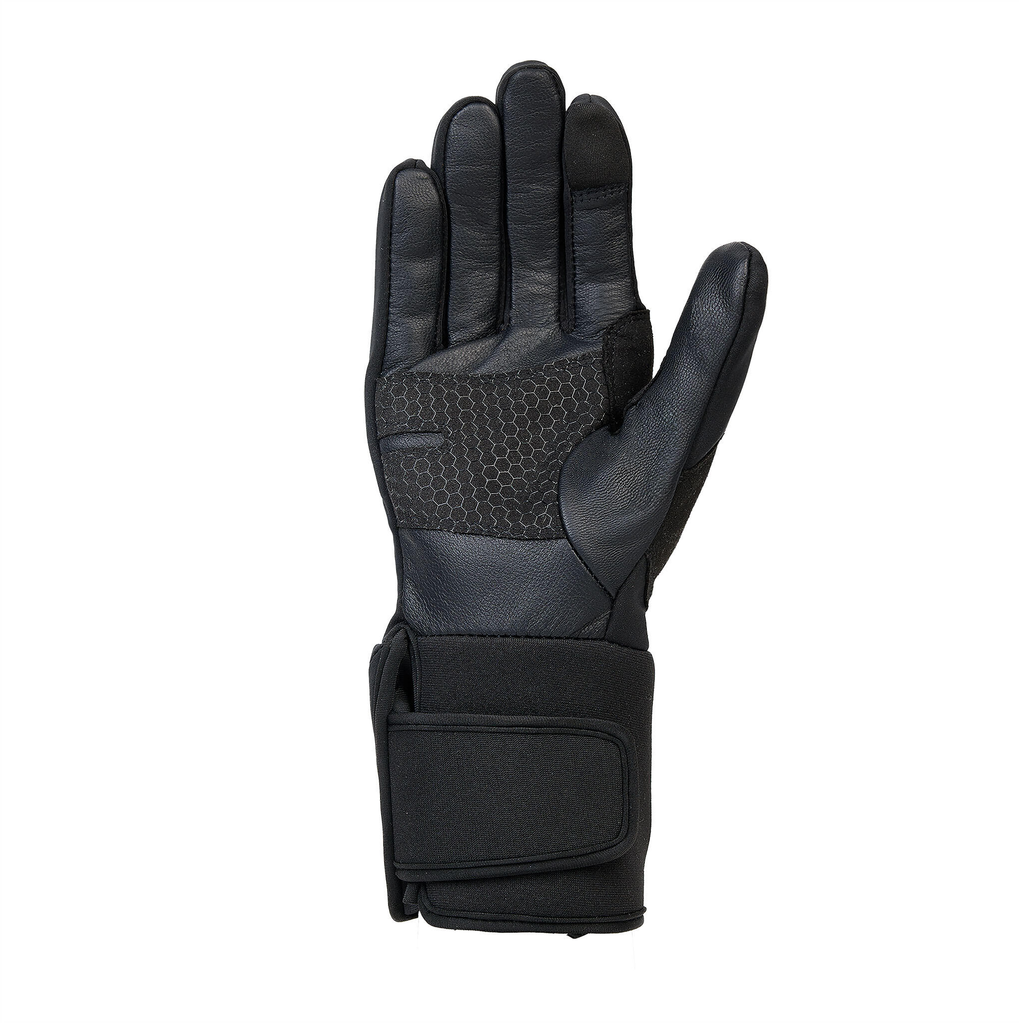 Heated Black Ski Gloves for Adults – ELITE 5/7