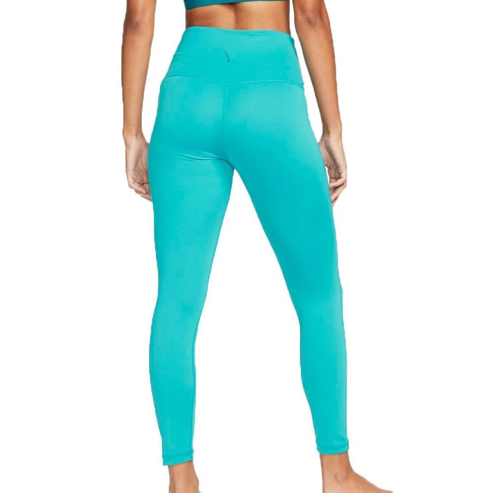 Legging Turquoise Femme Nike 7/8 Lurex 2/3