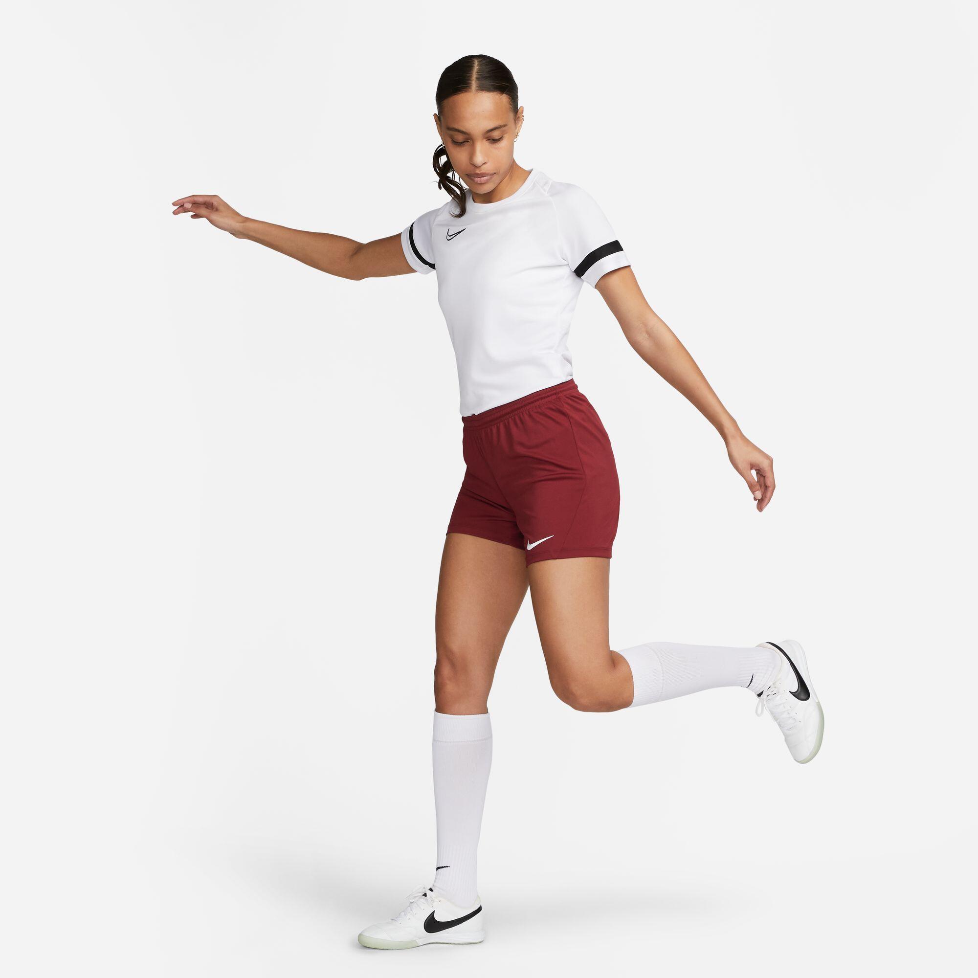 Short Femmes Nike Park III bordeaux 3/4