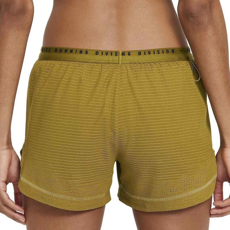 Short de sport Doré Femme Nike Run Division
