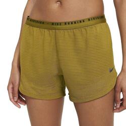 Short de sport Doré Femme Nike Run Division